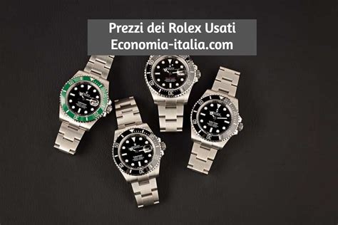 andamento prezzi rolex usati 2023|rolex usati ufficiali.